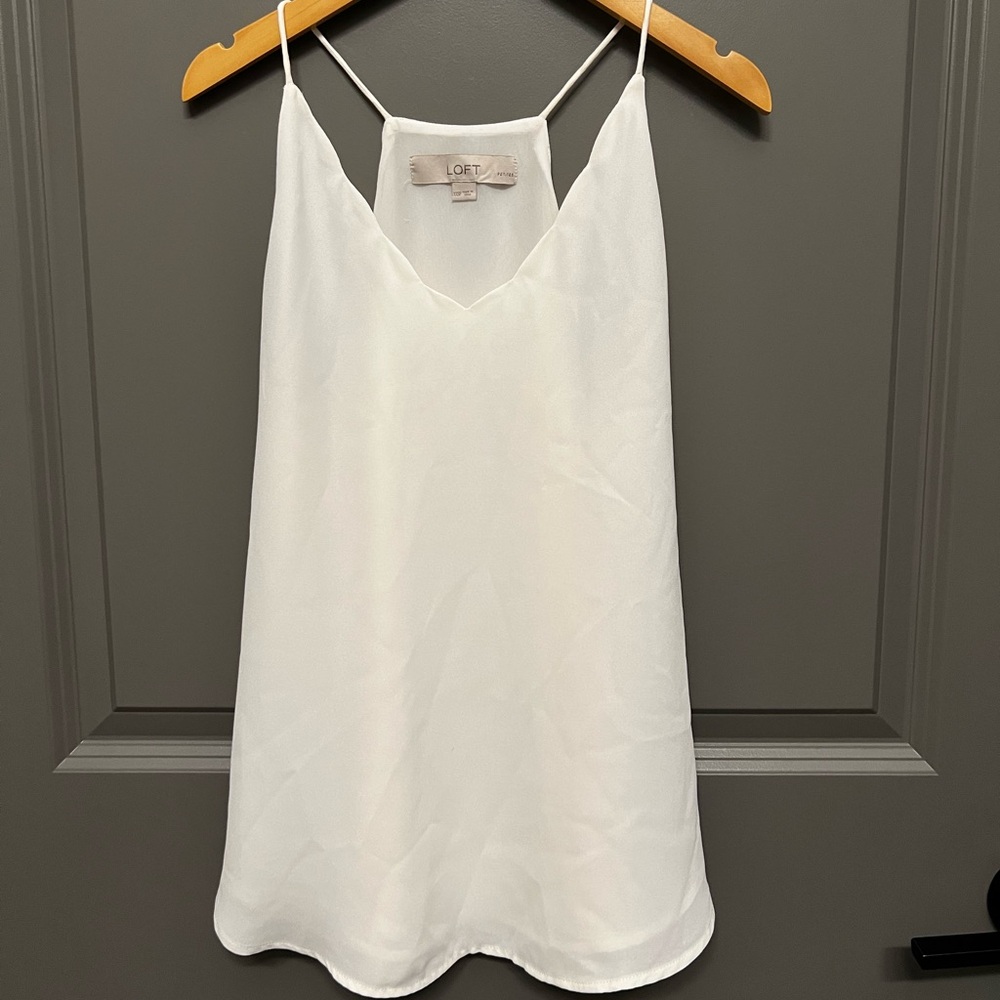 NEW LOFT Petite XXS Flowy Tank Top